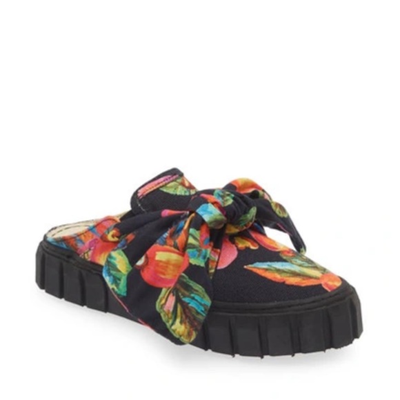 FARM RIO Cashew Platform Mule In Cashew Black Size 7 Brand new - Picture 4 of 15